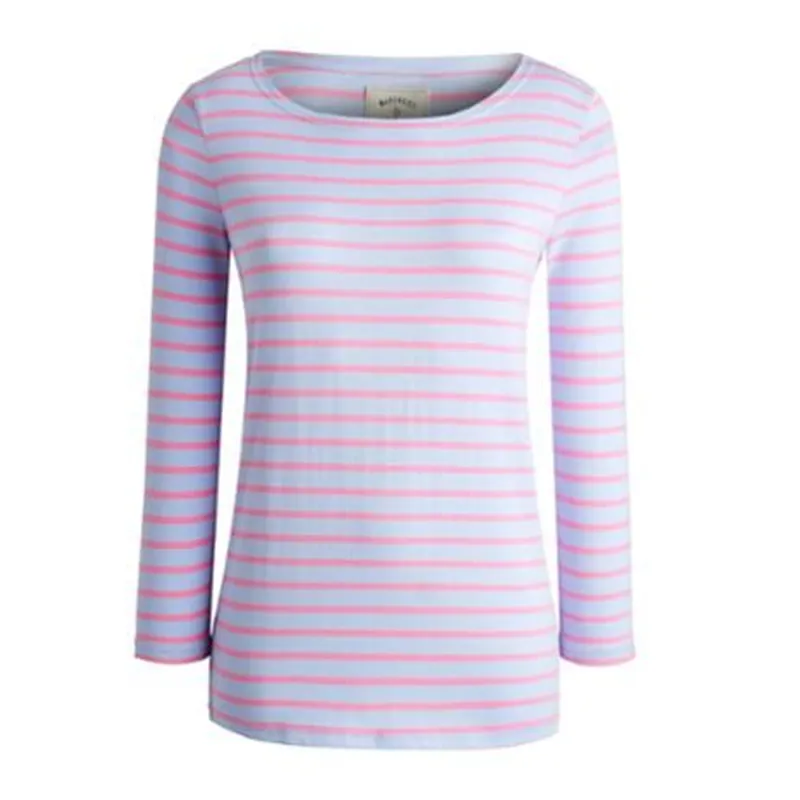 Joules Harbour Top - Blue Pink Stripe